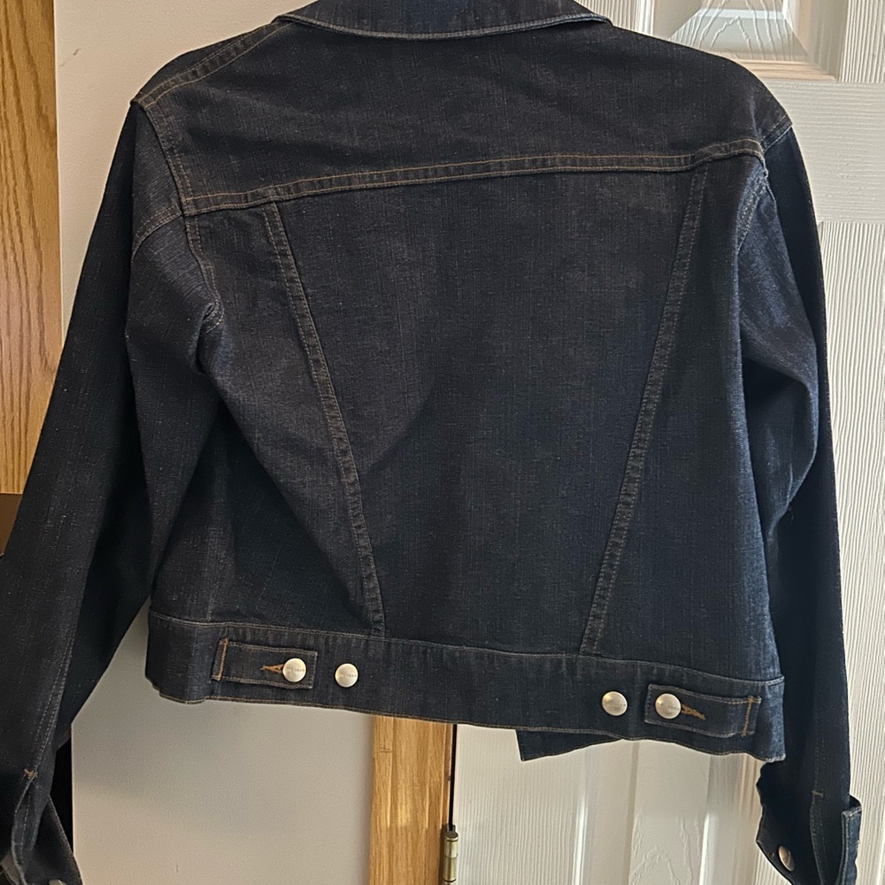Halogen Dark Blue Denim Jacket - image 4
